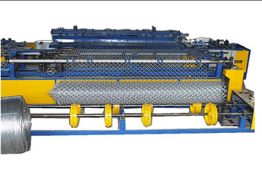 PLC Control Industrial Chain Link Fence Machine 80-120 M2/ Hour Easy To Operate